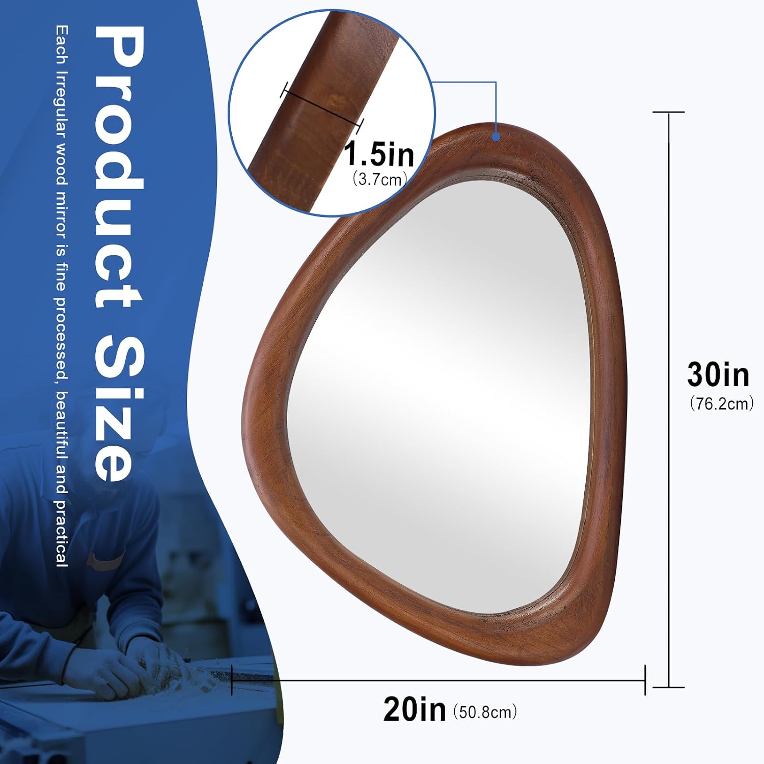 Irregular Black Walnut - Hình 2