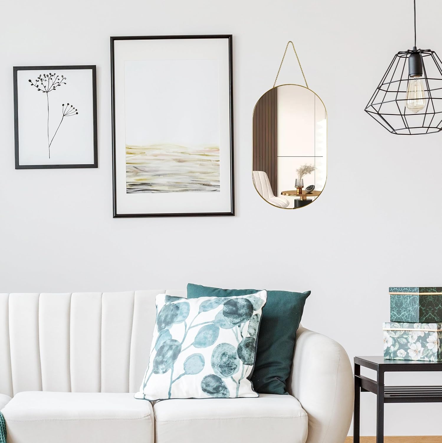 Oval Gold Frame - Hình 2